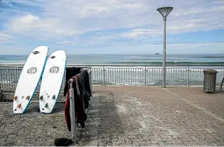  ??  ?? St Clair Beach in Dunedin is a popular surf spot.