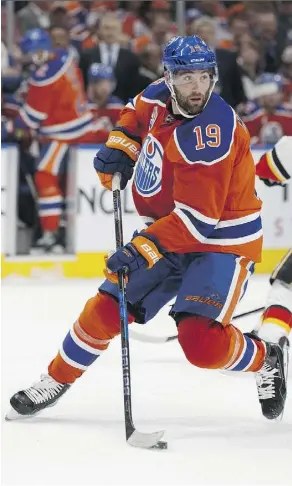  ?? IAN KUCERAK ?? Patrick Maroon has taken advantage of his chance to play on a regular basis, so much so that he has been named the Oilers’ Masterton Trophy nominee for perseveran­ce and dedication to hockey.