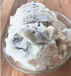  ?? DANIEL HIGGINS/USA TODAY NETWORK-WISCONSIN ?? Ben & Jerry’s Chocolate Chip Cookie Dough ice cream delivers big chunks of homemade quality cookie dough.