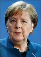  ??  ?? In isolation.. Chancellor Merkel