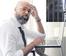  ??  ?? THE BRAINS BEHIND IT ALL: Salim Akil, the show runner and an executive producer of ‘Black Lightning’, in Atlanta.