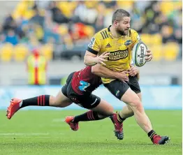 ?? Picture: HAGEN HOPKINS/GETTY IMAGES ?? GAME TIME: Hurricanes captain Dane Coles and his team are still playing for second place in the Super Rugby standings.