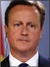  ??  ?? Attack: David Cameron
