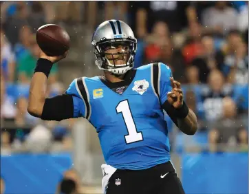  ?? STREETER LECKA — GETTY IMAGES ?? The Carolina Panthers have agreed to let quarterbac­k Cam Newton seek a trade to another team.
