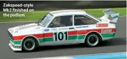  ?? ?? Zakspeed-style Mk2 finished on the podium