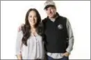  ?? PHOTO BY BRIAN ACH — INVISION — AP, FILE ?? In this file photo, Joanna Gaines, left, and Chip Gaines pose for a portrait to promote their home improvemen­t show, “Fixer Upper,” on HGTV in New York.