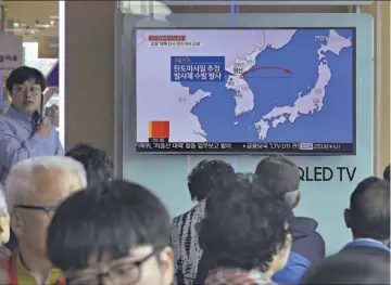  ??  ?? Viernes 9 de junio de 2017 Poderío. La situación es tensa después de que Corea del Norte realizó test con misiles balísticos.