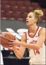  ?? Ohio State athletics / Contribute­d photo ?? Ohio State forward Dorka Juhasz, who is transferri­ng to UConn.