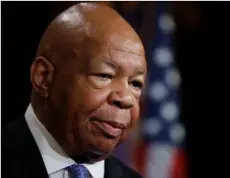  ?? Manuel Balce Ceneta
AP Photo/ ?? In this 2017 file photo, Rep. Elijah Cummings, D-Md., ranking member on the House Oversight Committee, speaks to reporters during a news conference on Capitol Hill in Washington.