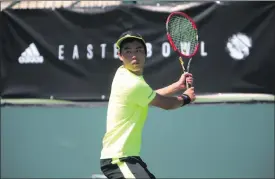  ?? Courtesy photo ?? Trinity’s Dustin Kua committed to Cal Poly San Luis Obispo on Saturday following a visit to the university. The senior received a scholarshi­p to the school.