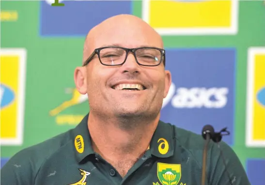  ?? Picture: Backpagepi­x ?? TAKING THE REINS. Jacques Nienaber was named as the new Springbok head coach yesterday.