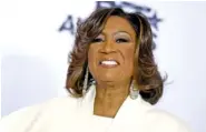  ?? RICHARD SHOTWELL/INVISION/AP ?? Singer Patti LaBelle poses in the press room at the BET Awards at the Microsoft Theater in Los Angeles in 2015.