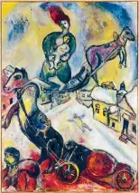  ?? ?? La Guerre [La guerra], 1943. © Marc Chagall / VEGAP, Madrid, 2024 © Centre Pompidou, MNAM-CCI, Dist. RMN-Grand Palais / Jacqueline Hyde