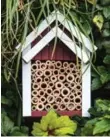  ?? DREAMSTIME ?? An insect hotel provides insects with shelter and nesting facilities, especially during the cooler months.