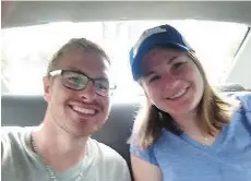  ?? FACEBOOK ?? Lindsey Petersen, left, with his sister Danielle. The siblings who posed naked on Malaysia’s highest mountain say they’re sorry.