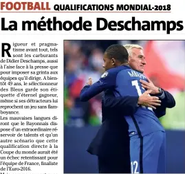  ?? (AFP) ?? Deschamps-Mbappé, un duo gagnant.