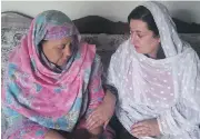  ?? TWITTER ?? Sen. Salma Ataullahja­n, right, posted this photo Friday from her meeting with the mother of a slain student.