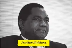  ?? ?? President Hichilema.