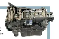  ?? ?? Automatic gearboxes are often even more complex than convention­al manual gear systems