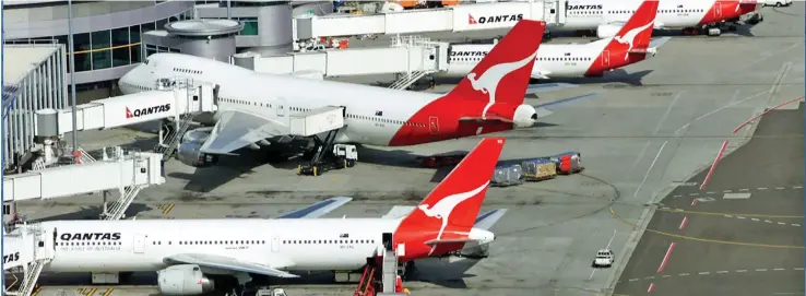  ??  ?? Qantas aircraft..Australian and Internatio­nal Pilots Associatio­n (AIPA) is urging authoritie­s in Australia and New Zealand to move towards the establishm­ent of the Trans-Tasman “bubble.