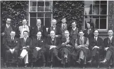  ??  ?? EARLY DAYS: Above, University College staff in 1932 and, right, the Prince of Wales, late Edward VIII, visits in 1927