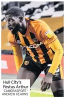  ?? CAMERASPOR­T - ANDREW KEARNS ?? Hull City’s Festus Arthur