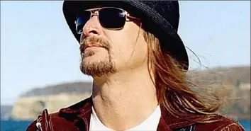  ?? ?? Kid Rock has taken a far-right stance against COVID-19 protocols and mitigation measures.