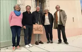  ?? (Photo C.R.) ?? Chantal Moutet, Jean-Pierre Luquand, Jean-Claude Alberigo, Marianne Saurin et Jean Massé plaident pour la reprise d’un dialogue constructi­f.