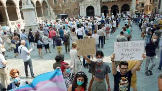  ??  ?? Contestati
Le Sentinelle in piedi sono state contestate dalle associazio­ni Lgbt