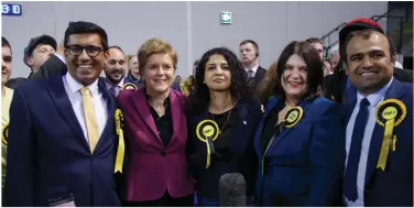  ?? ?? Susan Aitken at the election count earlier this month