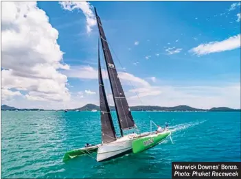  ?? Photo: Phuket Raceweek ?? Warwick Downes’ Bonza.