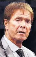  ??  ?? LEGAL ACTION Sir Cliff Richard