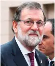  ??  ?? Spain’s Prime Minister Mariano Rajoy