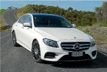  ??  ?? Key to E 400’s appeal is the combinatio­n of a V6-petrol engine and all-wheel drive system.