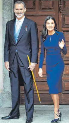  ?? FOTO: IMAGO ?? Haben erstmals tiefe Einblicke in ihre Finanzen gewährt: das spanische Königspaar Felipe VI. und seine Frau Letizia.