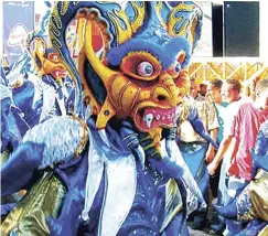  ?? FUENTE EXTERNA ?? Identidad. Esta actividad carnavales­ca es la máxima expresión de idiosincra­sia e identidad.