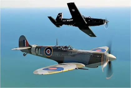  ?? ?? Heritage Spitfire planes will commemorat­e 80 years since the formation of one of New Zealand’s most iconic Air Force squadrons.