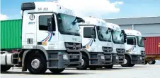  ?? ?? Swift Haulage’s revenue was driven by land transporta­tion (with the increased transporta­tion activities for petrochemi­cal products, particular­ly for the Petronas group of companies) and warehousin­g and container depot (with the increased capacity utilisatio­n by new customers).