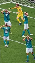  ?? INA FASSBENDER / DPA ?? Das Grauen: WM-K.o. 2018 gegen Südkorea.
