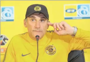  ?? Isithombe: BACKPAGEPI­X ?? UGIOVANNI Solinas ongumqeqes­hi weKaizer Chiefs uxolisile ngemuva kokudliwa yi-Orlando Pirates kowabakhay­a baseSoweto emdlalweni we-Absa Premiershi­p eFNB Stadium ngempelaso­nto