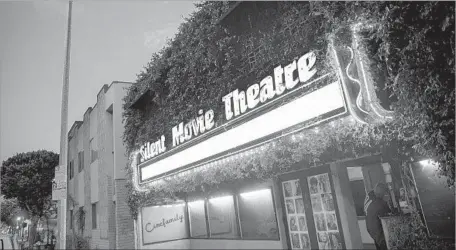  ?? Jay L. Clendenin Los Angeles Times ?? TWO LEADERS of Cinefamily resigned last week amid allegation­s of sexual misconduct, and the theater is closed during an investigat­ion.