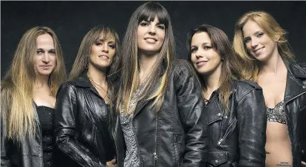  ?? PHOTO HANDOUT ?? The Iron Maidens, the world’s only female tribute to Iron Maiden, is playing the Casino Regina Show Lounge on Jan. 13.