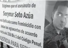  ??  ?? Limitado. El hijo de Serymar Soto, quien fue asesinada por su expareja sólo recibe 300 pesos mensuales.