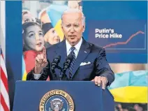  ?? MICHAEL REYNOLDS / EFE ?? Democracia. Joe Biden, protagonis­ta de la Cumbre de Las Américas.