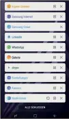  ??  ?? Übersichtl­icher: Die Listenansi­cht erleichter­t den Wechsel zwischen den aktiven Apps.