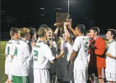  ?? Katelyn Jones/Post-Gazette ?? The South Fayette boys soccer team is moving to Class AAA in realignmen­t and will not be able to defend its Class AA crown.