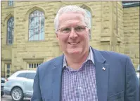  ?? KATIE SMITH/THE GUARDIAN ?? John Brassard, Opposition critic for veterans affairs and MP for Barrie-Innisfil, was in Charlottet­own on Aug. 23 as part of a cross-country tour.