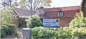  ??  ?? > Ofsted said Hunters Hill College, near Bromsgrove, was failing its pupils