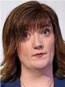  ??  ?? Remainer: Nicky Morgan