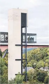  ?? FOTO: GAUVIN LAPETOULE ?? Vista panorámica acristalad­a del ascensor Pfaffentha­l